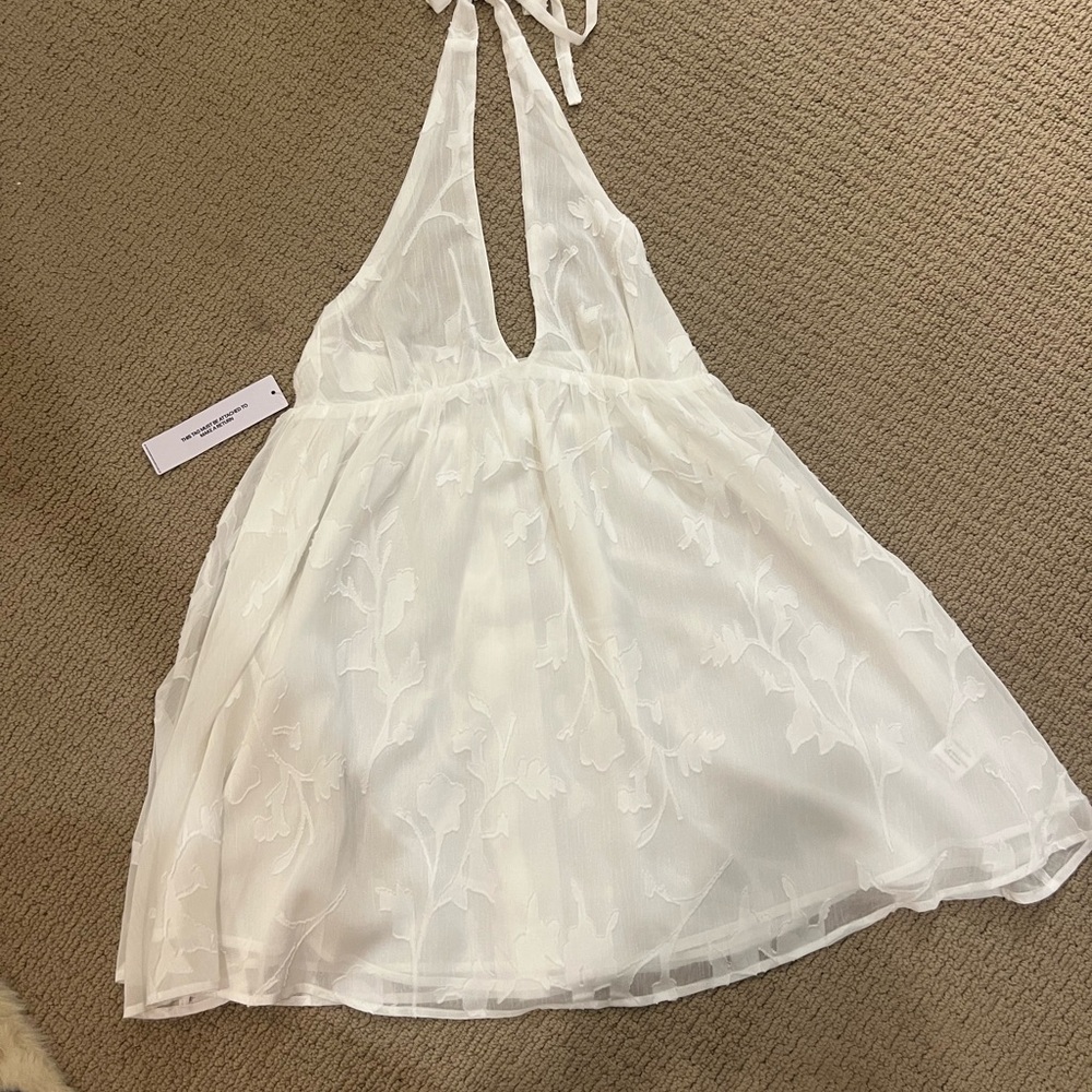 Princess Polly White Floral Mini Dress